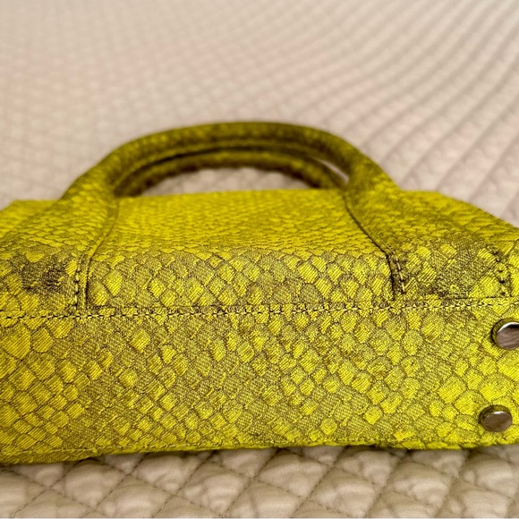 LaPoint green snake jacquard bag - Picture 4 of 6